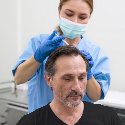 Are hair transplant scars visible